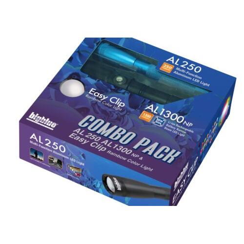 Combo Pack:AL250 Blk & AL1300NP & Easy Clip Rainbow