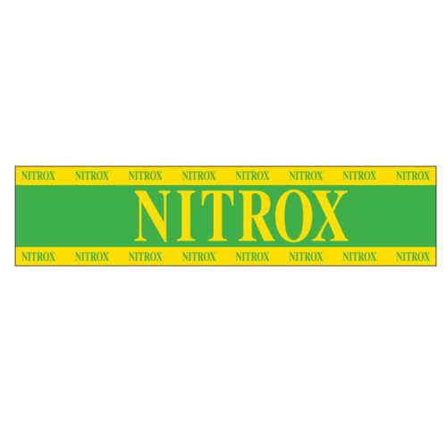 XS NITROX Tank Decal for 8" Tank