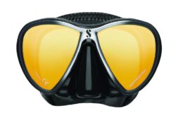 Synergy Twin - Mirrored Lens w/Comfort Strap - Black/Blue- Black Skirt