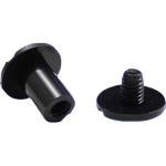 HG Book Screw-Black Plastic