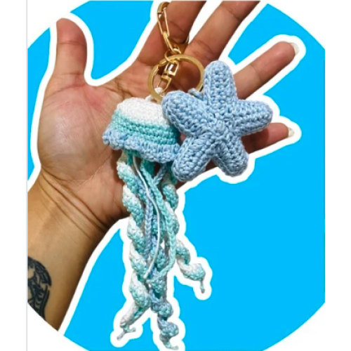 Keychain Jelly Plushie - Blue