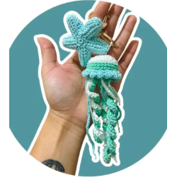 Keychain Jelly Plushie - Turquoise