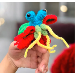 Keychain Mantis Shrimp Plushie