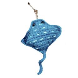 Keychain StingRay Plushie - Blue
