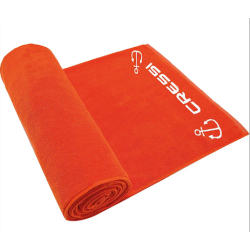 Cotton Frame Beach Towel - Tangerine