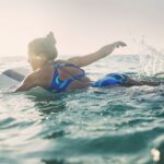 MAKO BIKINI TOP BLUE PATTERN M
