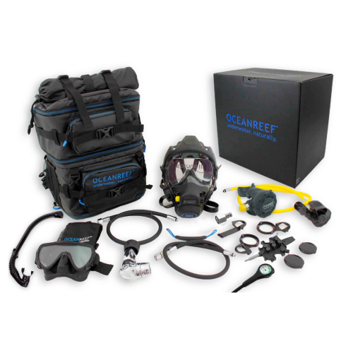 Neptune III Package  Diving Full Face Mask w/ int 2nd st. surface