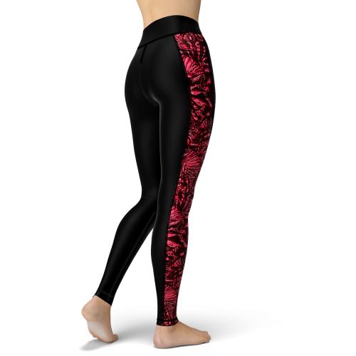 White Lionfish Roar Contour Leggings