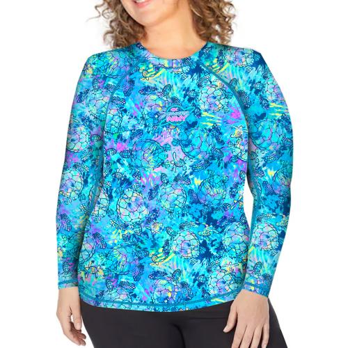 WOMENS RASH GUARDS TurleDye RG 2X