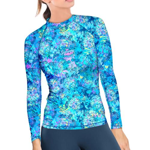 WOMENS RASH GUARDS TurleDye RG XL