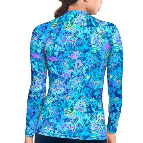 WOMENS RASH GUARDS TurleDye RG XL