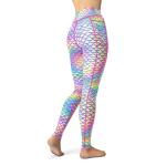 Psychedelic Mermaid Contour Leggings