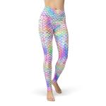 Psychedelic Mermaid Contour Leggings