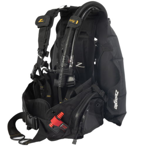 Fury RC, w//inflator, hose and RE valve, XS-L