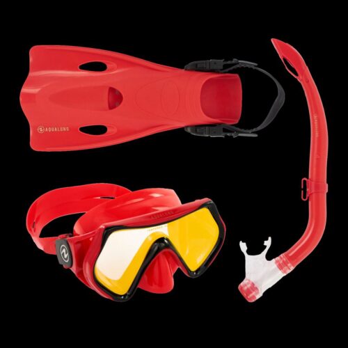 SET HERO RED GOLD S/M LENS MIRROR