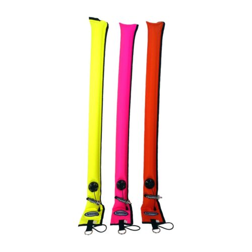 Diver's Alert Marker, 3.3' (1 m) long, closed circuit, pink