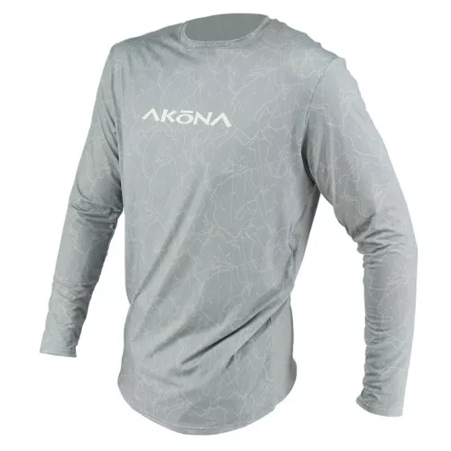 NEW Unisex LS Sun Shirt Grey LG