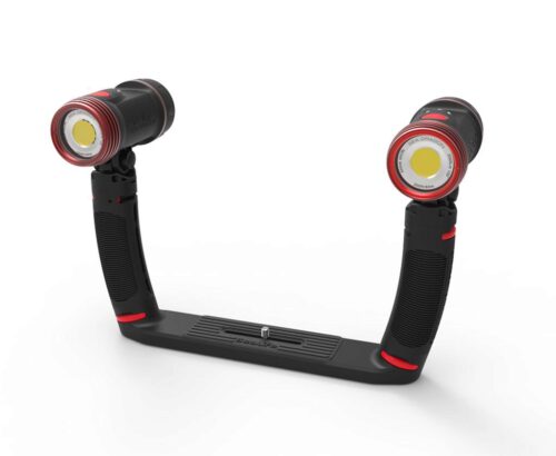 Sea Dragon Duo 5000F Set (2 ea. 2500 COB LED lights, 2 grips, dua