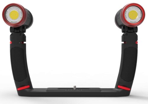 Sea Dragon Duo 5000F Set (2 ea. 2500 COB LED lights, 2 grips, dua