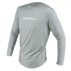 NEW Unisex LS Sun Shirt Grey LG