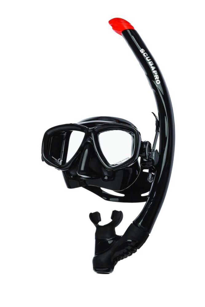 Ecco Mask w/Snorkel - Black