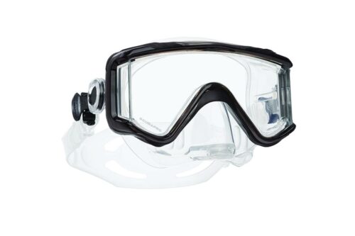 Crystal VU Plus w/Purge - Black/Gray - Clear Skirt