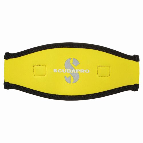 Neoprene Mask Strap, 2.5MM - Black/Yellow
