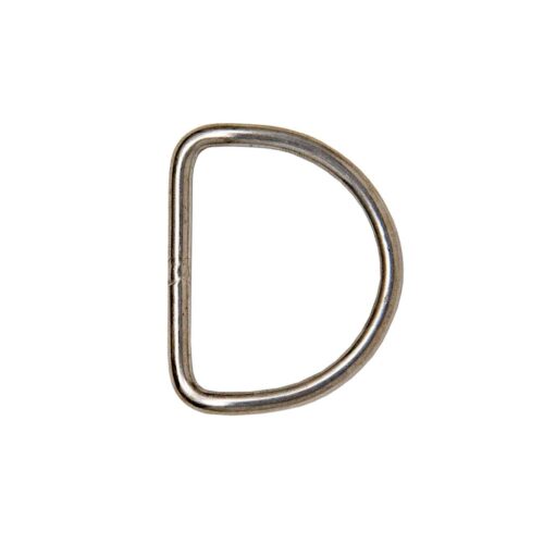 D-Ring - Stainless, 50mm, Pre-bent