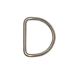D-Ring - Stainless, 50mm, Pre-bent