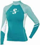 Caribbean T-Flex Womens, Long Sleeve (UPF80)- Teal