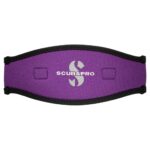 Neoprene Mask Strap, 2.5MM - Black/Purple