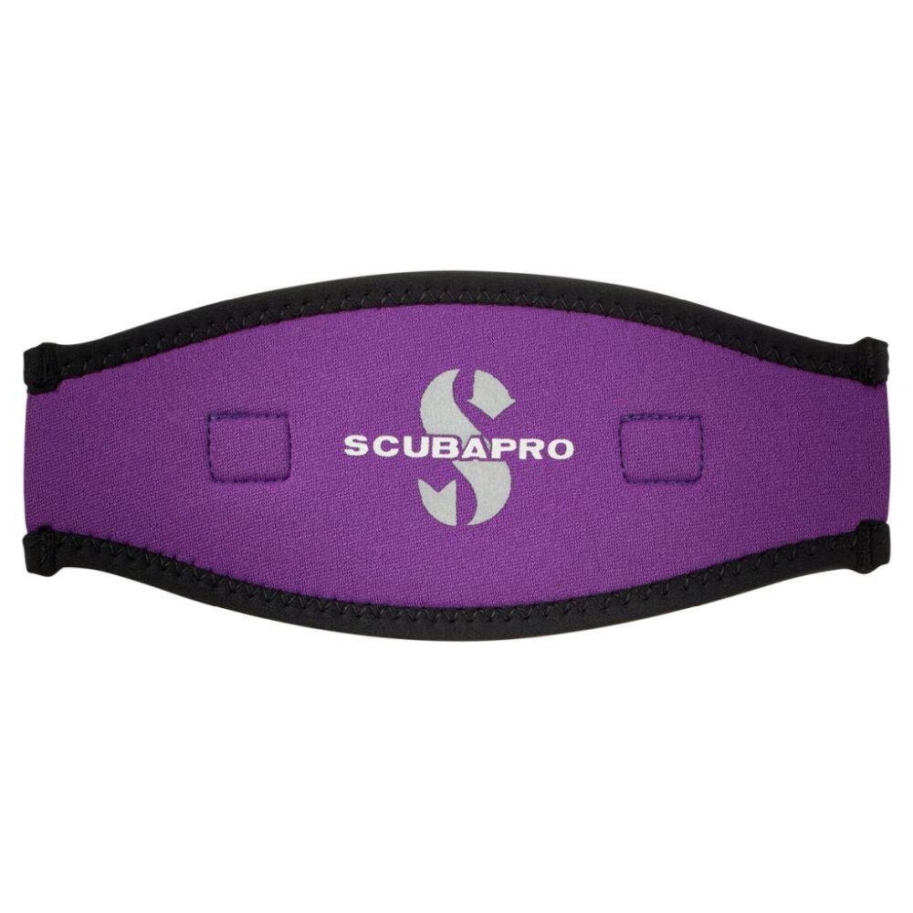 Neoprene Mask Strap, 2.5MM - Black/Purple Neoprene Mask Strap, 2.5MM - Black/Purple