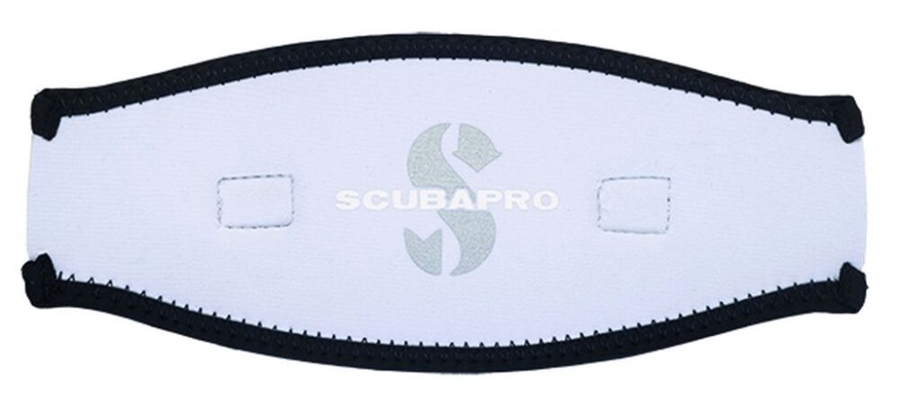 Neoprene Mask Strap, 2.5MM - Black/White Neoprene Mask Strap, 2.5MM - Black/White