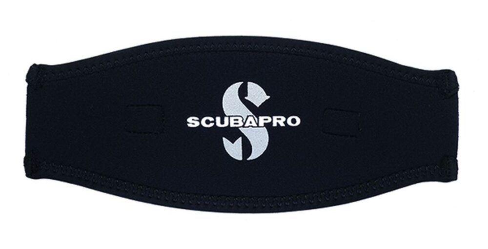 Neoprene Mask Strap, 2.5MM - Black/Black Neoprene Mask Strap, 2.5MM - Black/Black