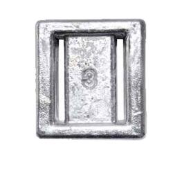 UNCOATED LEAD BLOCK WEIGHT 3LB