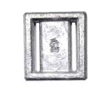 UNCOATED LEAD BLOCK WEIGHT 2LB