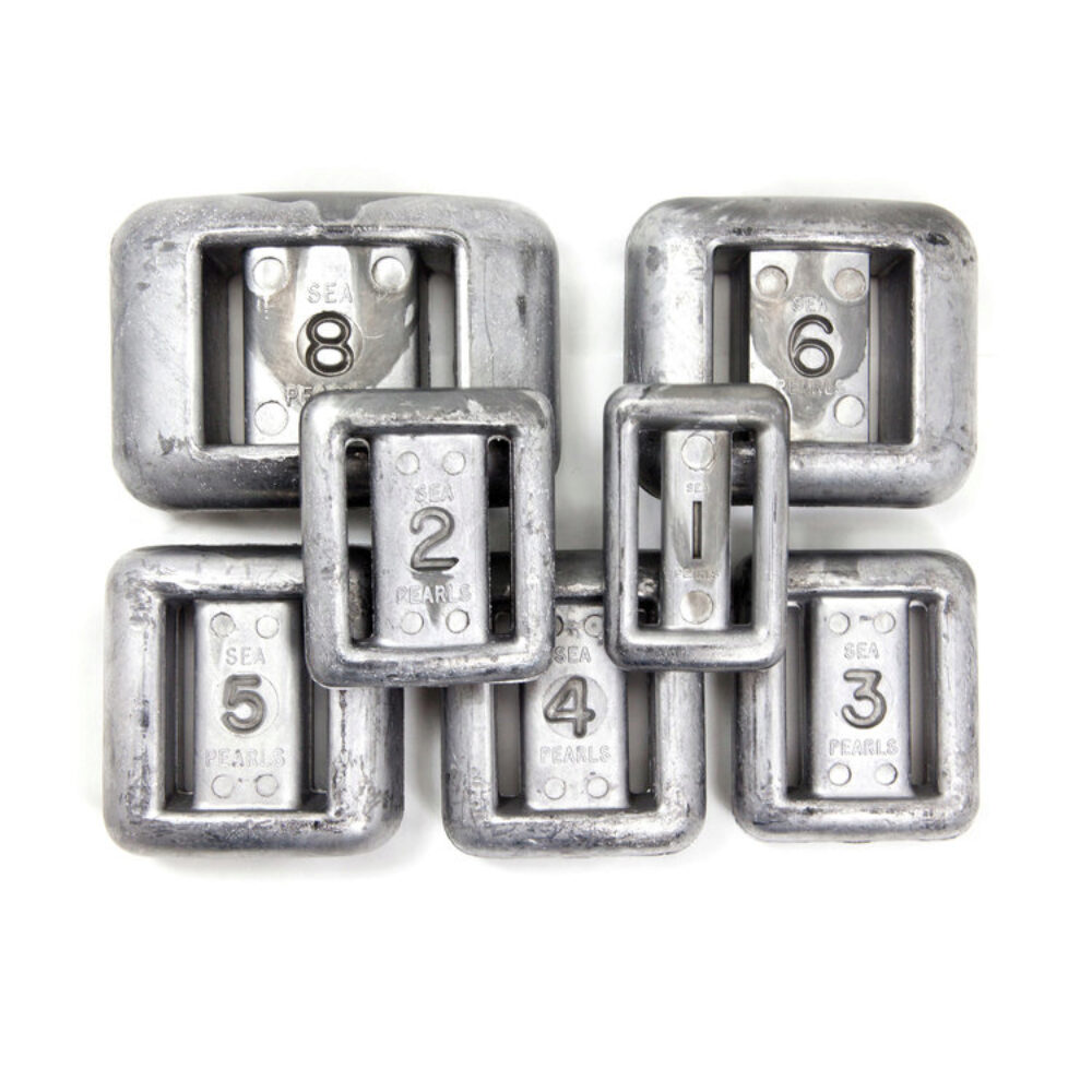 UNCOATED CURVED LEAD BLOCK WEIGHT 6LBS