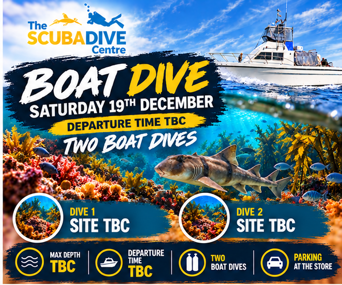 Saturday 19th December | Single or Double Boat Dive