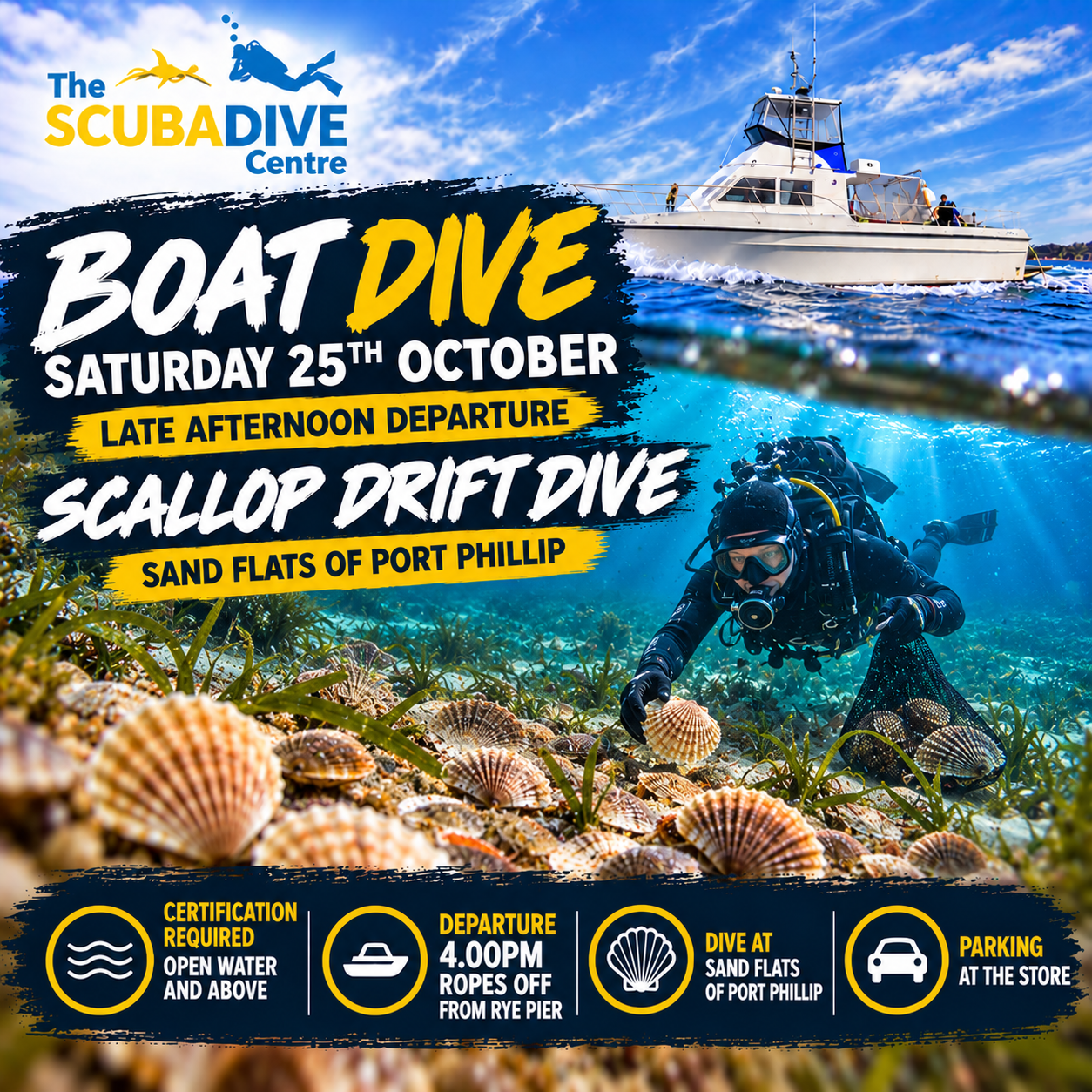 Sunday 25th October | Scallop Drift Dive