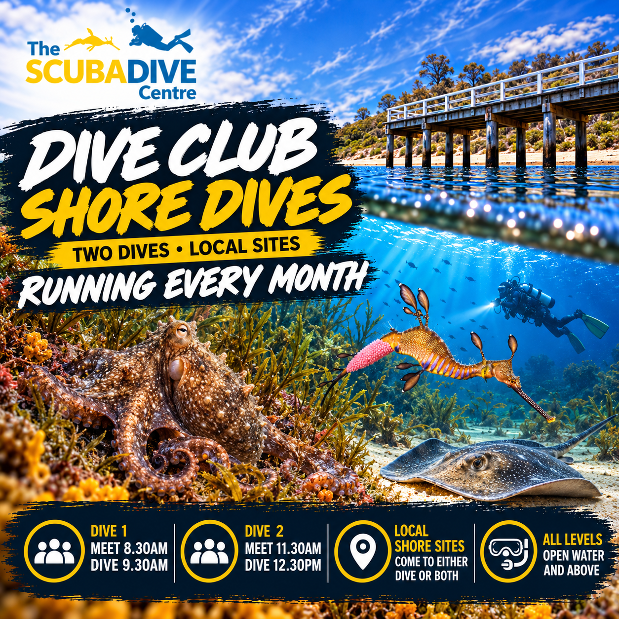 Saturday 24th October | Double Club Shore Dive