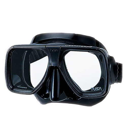 Tusa Liberator Plus Mask - Clear skirt - Black frame (BK)