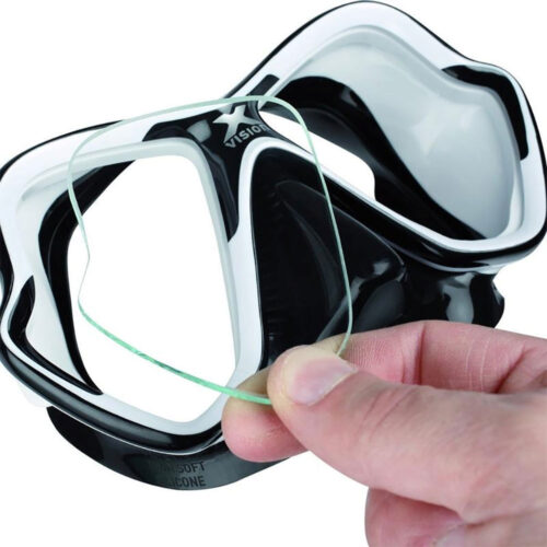 Optical Lens - Mares X-Vision 2014 and LiquidSkin Masks -B - Lef