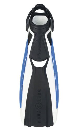FIN ADJ PHAZER WHITE/BLUE SMALL