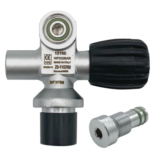 SOS Sidemount Valve  - 232 Bar DK	 - Right "DX""	"