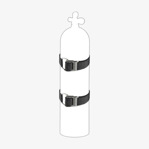 Mares Single Tank Band - Aluminium