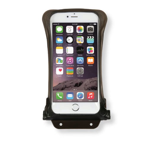 DiCAPac Waterproof Case for Large Smart Phones | Black
