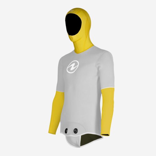 JACKET FREEFLEX PRO 5MM MEN GREY YELLOW