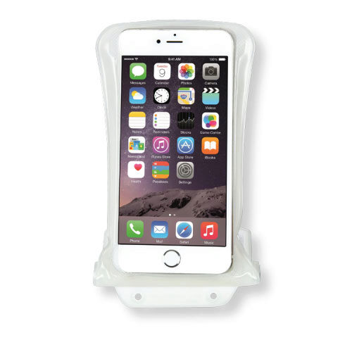 DiCAPac Waterproof Case for Large Smart Phones | White