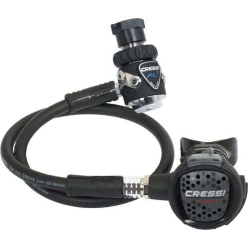 Cressi MC9 XS Compact Regulator Set | DIN | Black