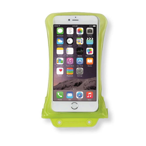 DiCAPac Waterproof Case for Large Smart Phones | Green